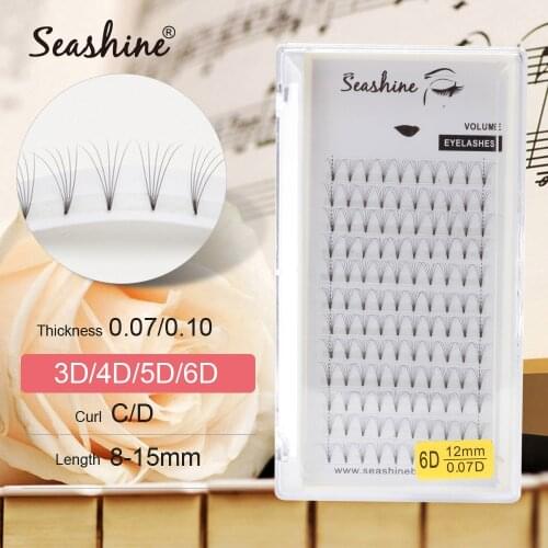Russian volume lashes premade lash fans 3d 4d 5d 6d individual eyelashes cluster C/D curl eyelash extensions supplies