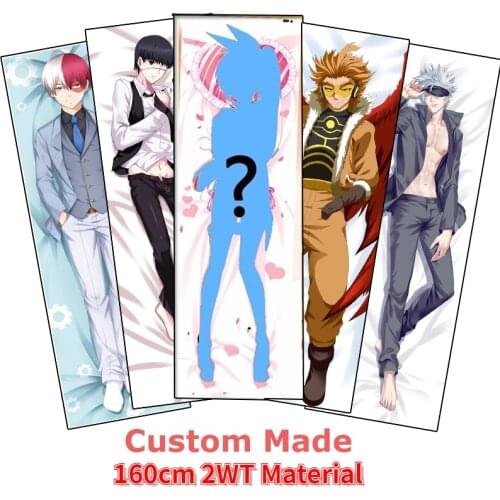 DIY Custom Made Anime Dakimakura Hugging Body Pillow Case Cover Otaku Cosplay Props