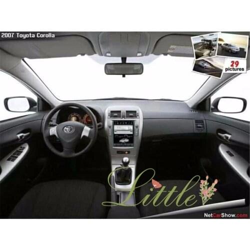 Tesla style 10.4 inch Touch Screen Car No DVD Player GPS Navigation For Toyota Corolla 2007-2013 stereo unit Satnav multimedia