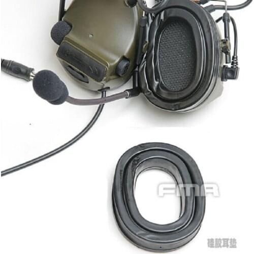 FMA Earpiece Mat Soft Gel Ear Cushions Silicone Pad For COMTAC Peltor Headsets