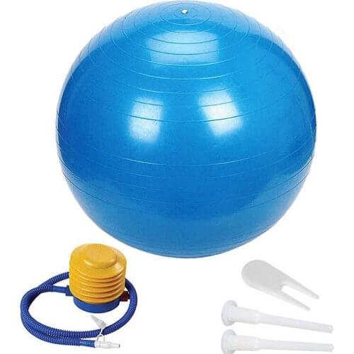 Sports Yoga Balls Balance Bola Pilates Fitness Ball with Pump Anti-Burst & Anti-Slip Gym Exercise Workout Body Building Massage