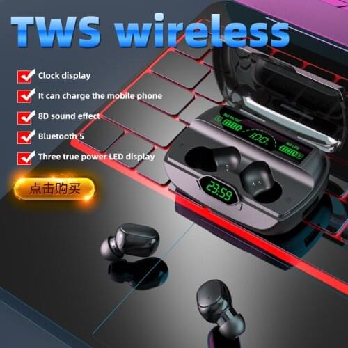 G6 New TWS 3500mAh Power Bank Sports Headphone 8D Touch LED Bluetooth 5.1 Earphone Wireless HIFI Stereo Earbuds Headset With Mic