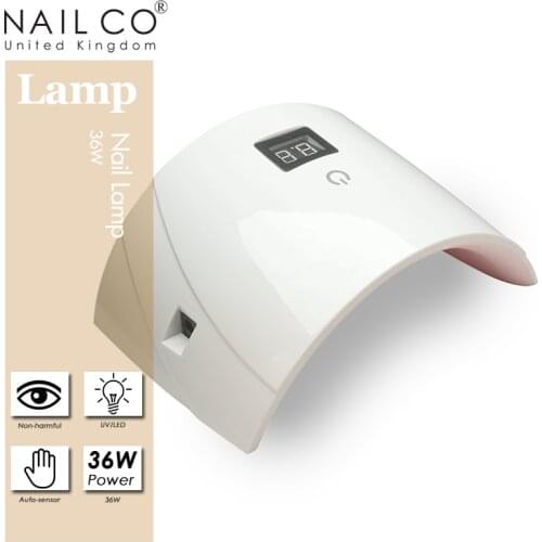 NAILCO 36W LED/UV Lamp For Manicure LED Nail Dryer Lampe UV US/UK/EU Plug Drying All Gels Nail Polish Nail Art Tools