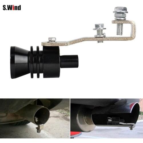 Universal Car Turbo Sound Whistle Muffler Exhaust Pipe Blow off Vale BOV Simulator Whistler Size XL