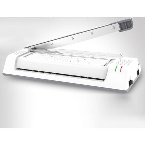 YE381C Photo Laminator For A3/A4 220V Fast Warm-up Laminating Machine With Paper Knife Home/Office Fully Automatic Laminator