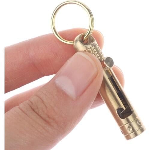 1Pcs Brass mini portable tool knife paper cutter cutting paper razor blade office stationery cutting supplies