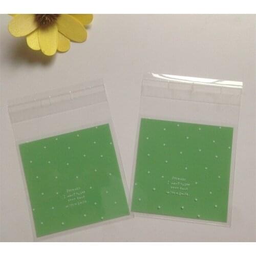 100pcs mini wedding candy bag 7*7cm cute cookie bag party supplies wedding cake decoration