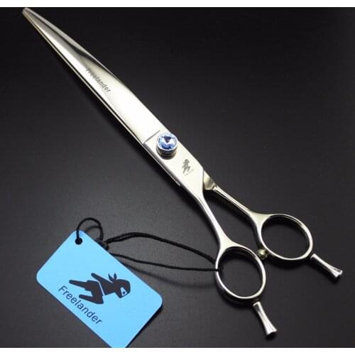 8inch curved High Quality Curved or Thinning Scissor SUS440C Stainless Steel Pet Grooming Scissors