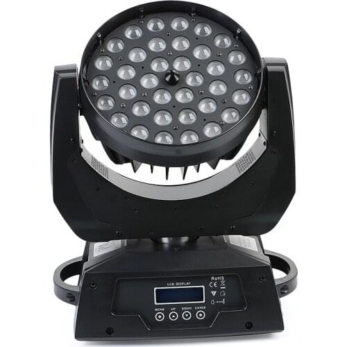 2pcs/lots 36x10W Wash Beam Zoom Moving Head Light professional stage concert event effect light