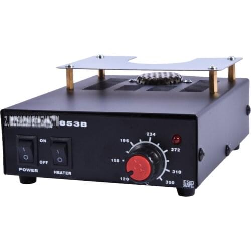853B 220V/540W preheating station BGA recovery station for BGA PCB Preheating / heating / desoldering Hot air adjustable air