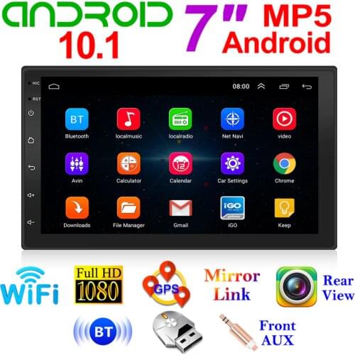 VODOOL 9210S 2 DIN Car Radio Multimedia Video Player Android 10.1 WiFi GPS Navigation Bluetooth FM Radio Car Stereo