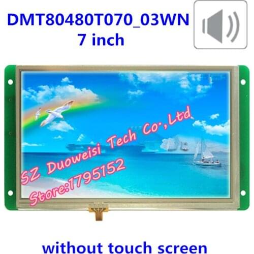 DGUS DMT80480T070_03WN 7-inch non-touch screen voice port configuration screen LCD
