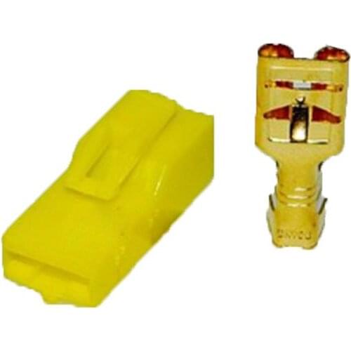 Female Wire Connector 1 Pin Connector Terminal Plugs Socket Fuse Box Wire Harness Soft Jacket DJ7015B-9.5-21