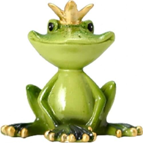 60% Hot Sale Frog Figurine Multi-Color Yoga Posture Full of Vitality Resin Yoga Frog Garden Ornament with Crown for Patio