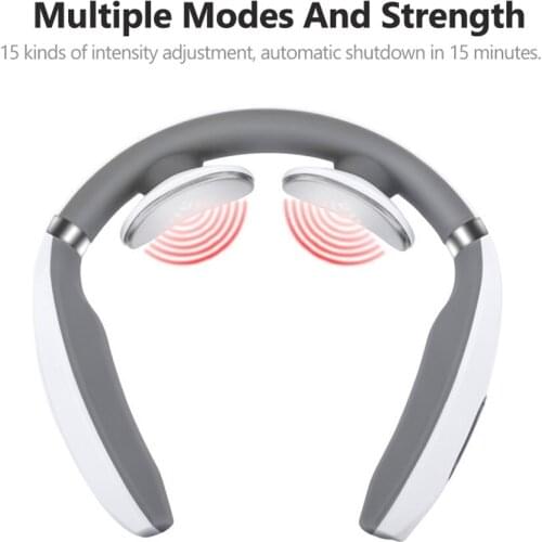 Instrument Neck Massager Machine Intelligent Neck Therapy Household Multifunctional Neck Pain-Relief Tool Cervical Massager