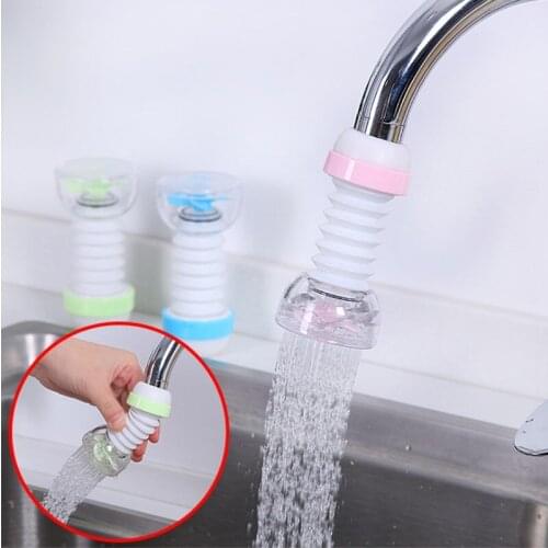 Creative Kitchen Faucet Anti-splash Shower Telescopic Tap Water Saving Sprinkler With Filter Kitchen Filter