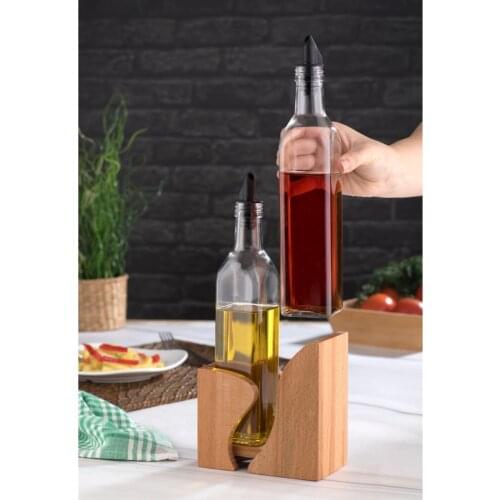 Kitchen Olive Oil Vinegar Storage Bottle Leakproof Dispenser Container For Salad Kitchenware Cooking Accessory Oil Glass Season