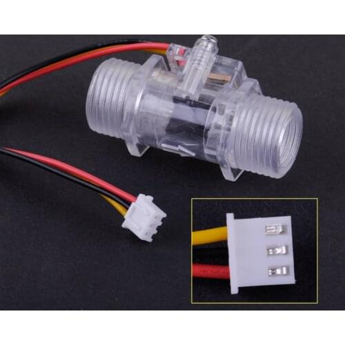 LETAOSK Water Fluid Flow Sensor G1/2" Meter Control Transparent EnclosureAccessories