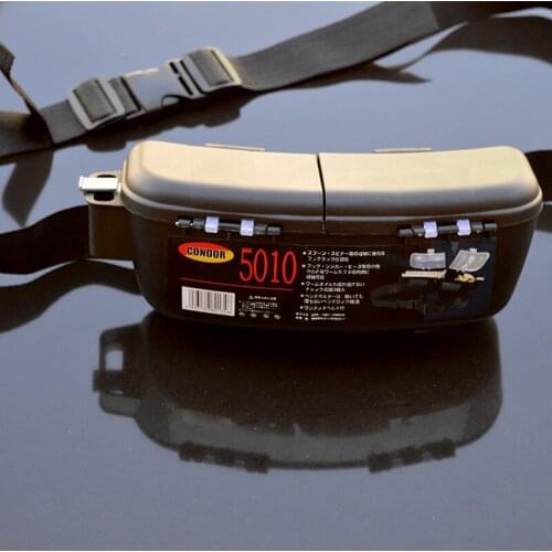 Multifunctional Fishing Box 24*8*10cm Portable Fish Bait Tackle Boxes Storage Box with Waist Belt Fishing Accessories X435