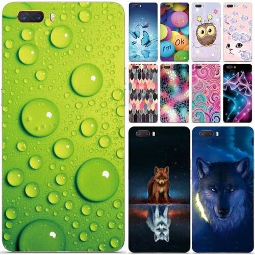 Soft Phone Case for ZTE Nubia M2 Cases Panda Funda Colorful Flower Silicone TPU Back Cover Shell