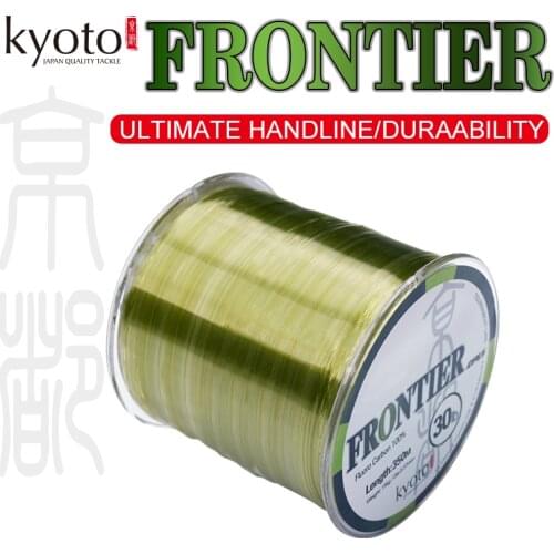 KYOTO FRONTIER Fishing Line Nylon Line Grass Green 160m-720m 2.0#-8.0# Fishing Nylon Line Fishing Super Strong Fish Tackle Tool
