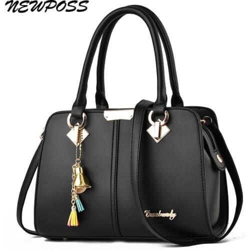 2020 New Tassel Designers Fashion Women PU Leather Bag Large Capacity Shoulder Bags Casual Tote Simple Top-handle HandBags