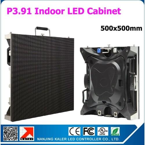 New arrival P3.91 led display board indoor rental led video wall 0.5x0.5m die-cast aluminum cabinets