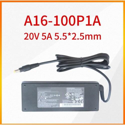 Original Chicong A16-100P1A 20V 5A 100W 5.5*2.5mm Power Adapter Suitable For Lenovo Notebook