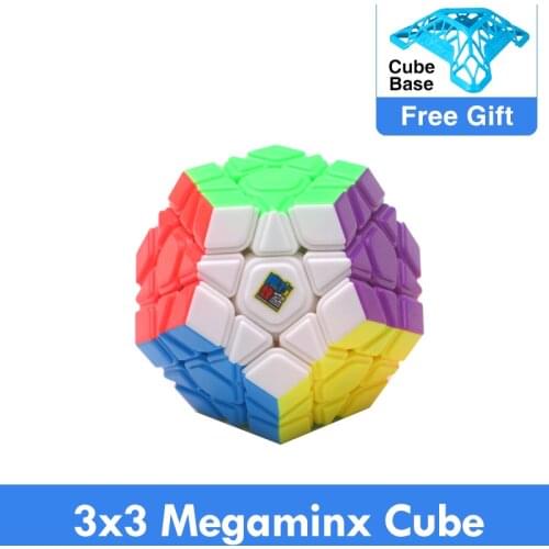 Original Moyu Mofangjiaoshi 3x3 wumofang Meilong Stickerless Magic Cube Puzzle Cubo Magico Convex Professional Educational Toys