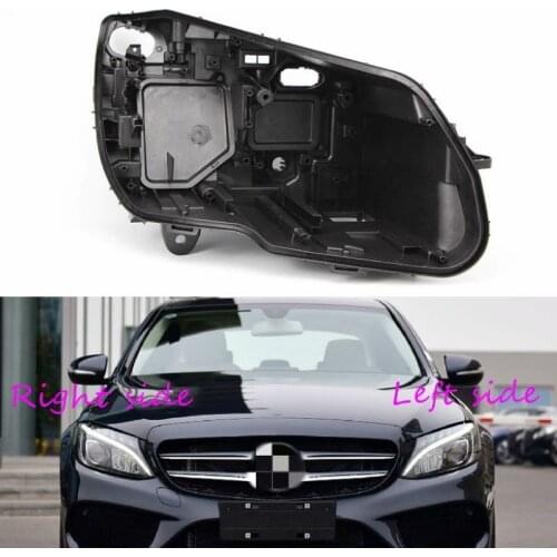 Headlight Base For Mercedes-Benz C-Class W205 2015 2016 2017 2018 Headlamp House Car Rear Base Front Auto Headlight Back House