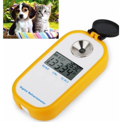 Pet Urine Digital Refractometers Dog Cat URINE sg 1.000-1.060 Serum Protein Piss Animal Clinical LCD Specific Gravity Meter