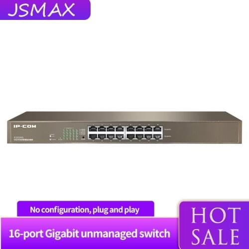JSMAX G1008 IPCOM 10/100 / 1000Mbps 8 Gigabit RJ45 Ports Gigabit Ethernet Switch Auto MDI/MDIX FULL-Duplex Network Switch