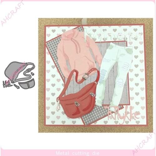 Shoulder Bags Metal Cutting Dies for DIY Scrapbooking Photo Album Decorative Embossing PaperCard Crafts Die2021