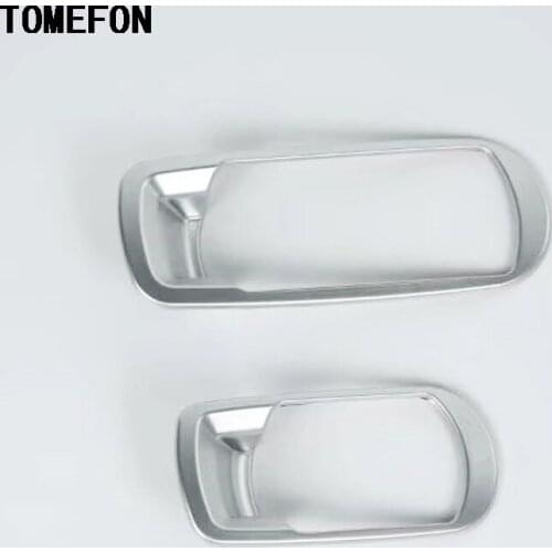 TOMEFON ABS Matte Interior Accessories Rear Seat Adjustment Button Cover Trim 2PCS For Mazda CX-5 CX5 2017 2018
