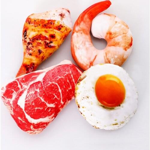 Pet Play Chew Toys Squeaky Toys For Dogs Cats Pets Supplies Anti Bite Dog Toys Creative Simulation Vegetable Drumstick Toy Puppy