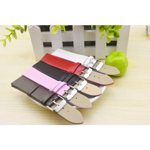 100pcs/lot Clearance PU Leather Watch Band Watch strap wholesale Watch Accessories Spare Parts