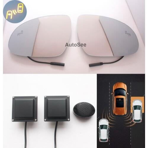 2009 for VW Passat EOS car BSD BSM blind spot detection Radar Microwave Sensor Mirror light alarm Lane change LED indicator