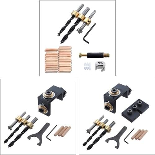 3-in-1 Woodworking Drilling Locator Self Centering Dowel Guide Woodworking Tools