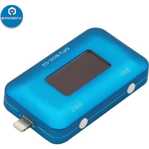 JC DFU BOX C2 For DCSD Cable Enter DFU Mode Restoring Rebooting IOS SN ECID MODEL Information Read USB Enter the Purple Screen