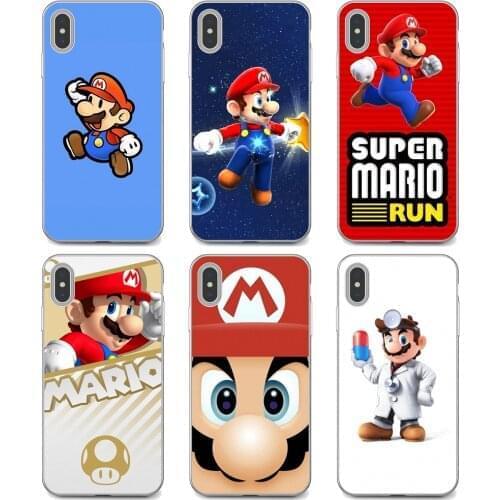 Super-mario-bros-Flexible Case Cover For Samsung Galaxy A9 A8 Star Lite A3 A5 A7 A6 Plus 2018 2015 2016 2017
