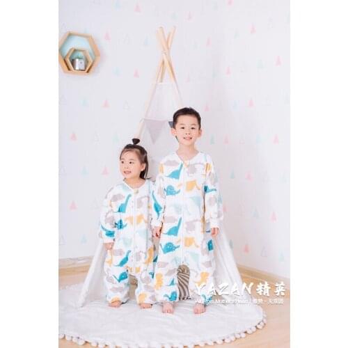 YAZAN spring and autumn childrensSleepsack Patented synthetic warm cotton breathable keep warm and prevent cold