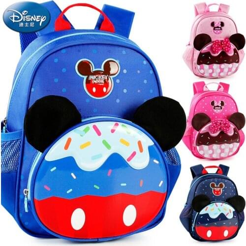 Disney New Mickey Mouse Backpack Waterproof Minnie Mouse Cartoon Cute Childrens Student Schoolbag 2020 Fashion Bag