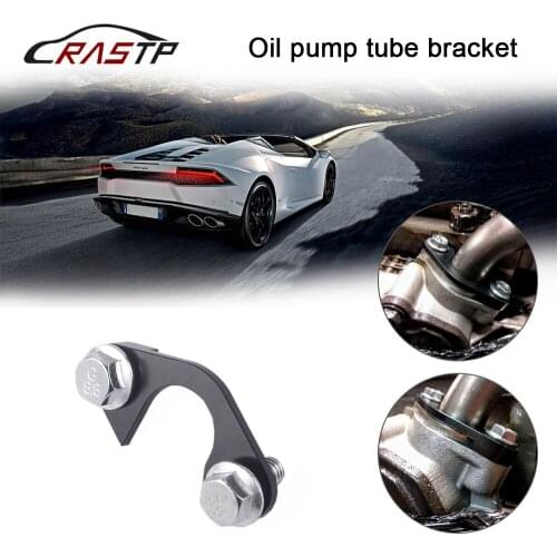For LS Billet Oil Pump Pickup Tube Girdle Brace Hold Down For GEN III IV LS1 LS2 LS3 LS6 Aluminum RS-OP001