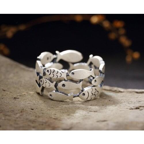 Luxury Brand Big Fish Rings For Women Wedding Statement Jewelry Valentines Gifts Lover Finger Ring aneis