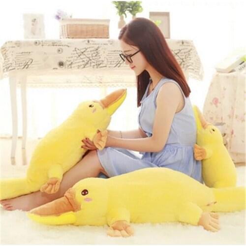 Fancytrader Big Fat Giant Stuffed Lying Duck Plush Doll Large Size Soft Anime Duck Pillow Cushion 130cm Best Toys for Children