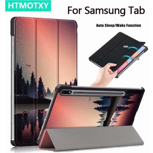 HTMOTXY Stand Magnetic For Samsung Galaxy Tab S6 Lite 2020 P610 SM-P610N SM-P615 10.4 inch Case Protection Stand Back Capa Cover