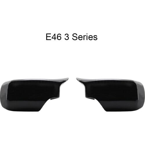 2021 M4 Style Rearview Mirror Covers Side Mirror Caps For BMW E46 E39 Sedan Touring 1998 1999 2000-2005 51168238375 51168238376