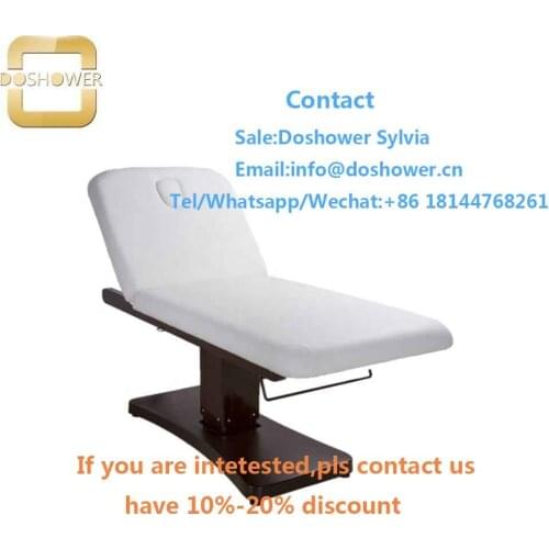 Living room furniture sets with massage bed wooden for adjustible massage table facial bed