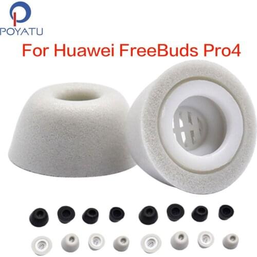 POYATU XS/S/M/L Upgraded Memory Foam Eartips Tips Earbuds Silicone Eartips For Huawei FreeBuds Pro Replacement In Ear Tips Buds