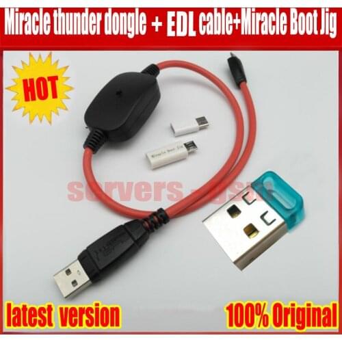 Latest Miracle Box / Miracle Thunder key miracle thunder dongle +cable Miracle Thunder pro dongle no need miralce box and key
